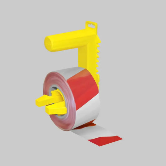 Barrier tape dispenser