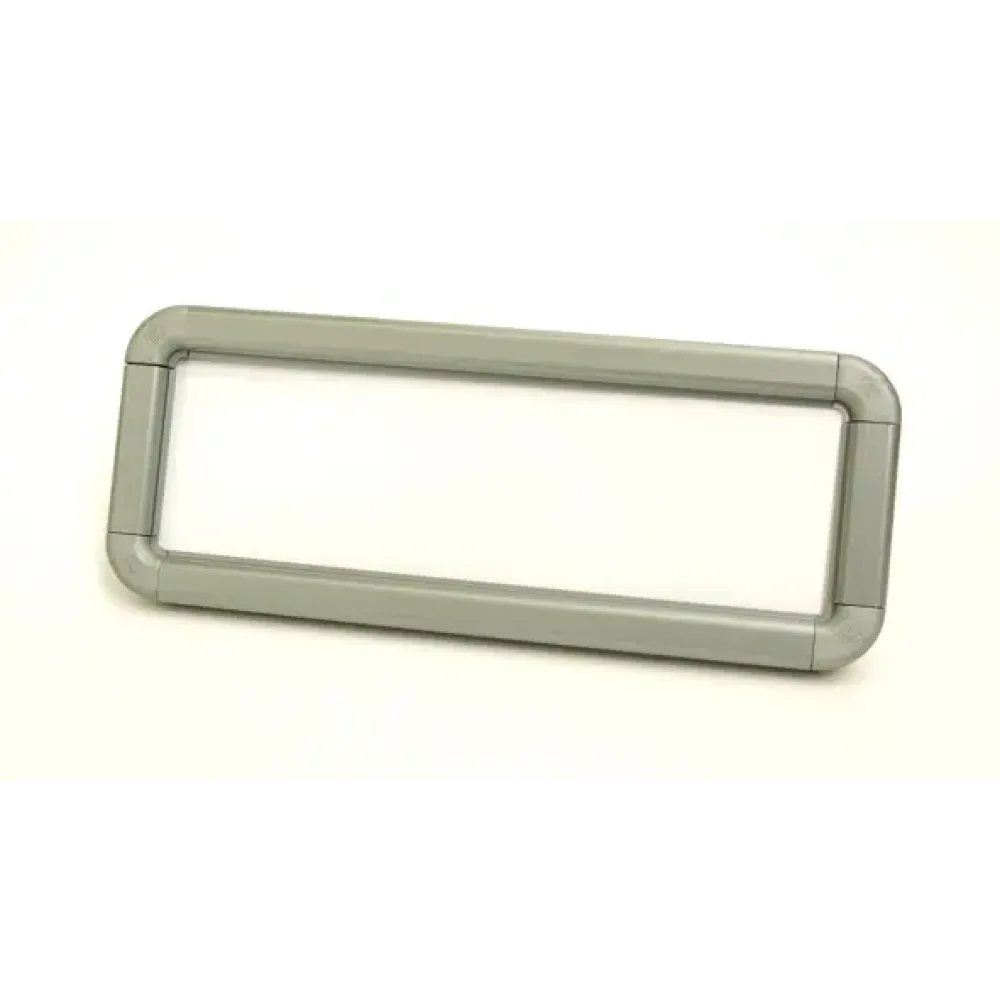 Suspended frame 600x200mm black c/w suspension kit