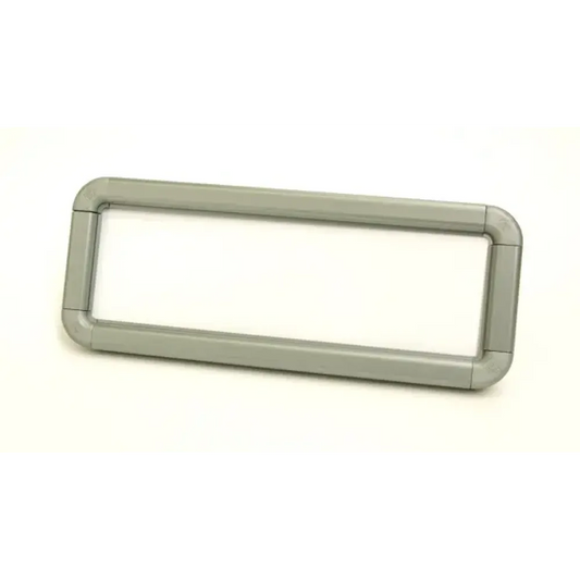 Suspended frame 600x200mm white c/w suspension kit