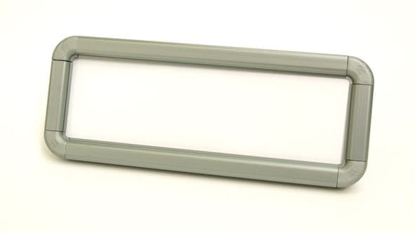 58681 Suspended frame 300x100mm Grey c/w kit  (300x100mm) Safety Sign