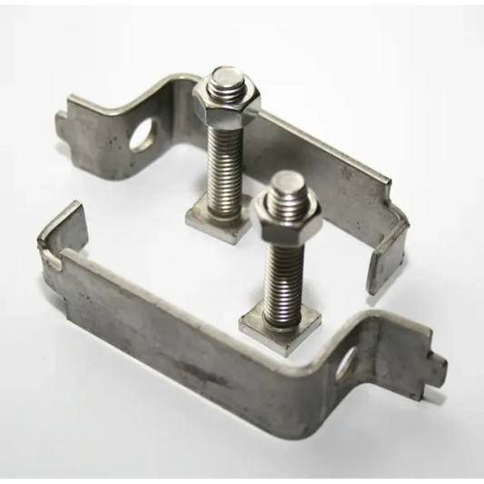Stainless steel back to back clips 50mm (pair)