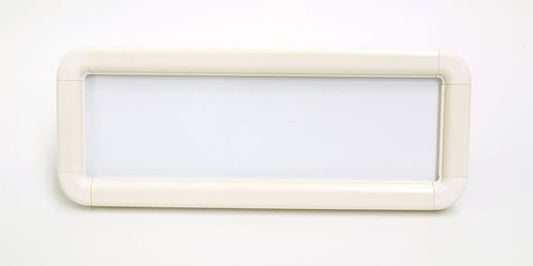 58700 Suspended frame 300x100mm white c/w kit  (300x100mm) Safety Sign