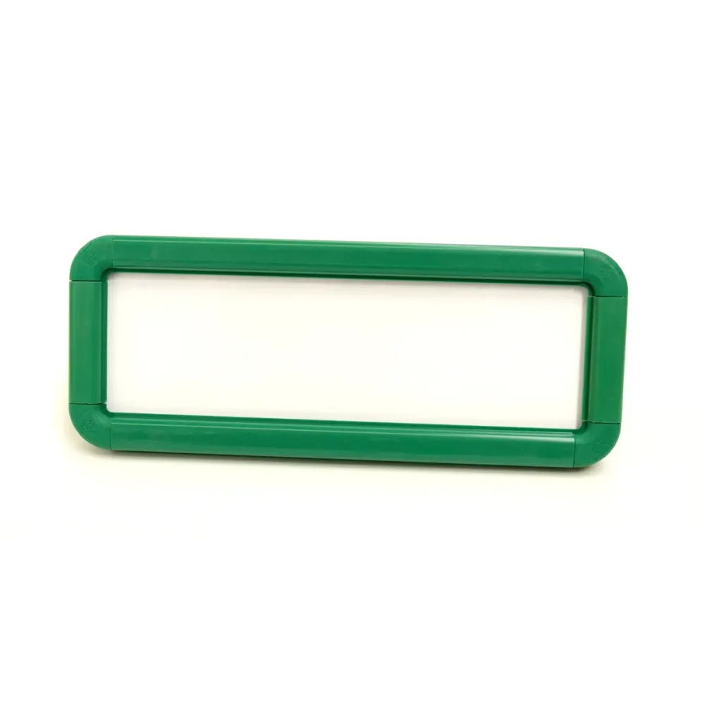 Suspended frame 300x100mm green c/w suspension kit