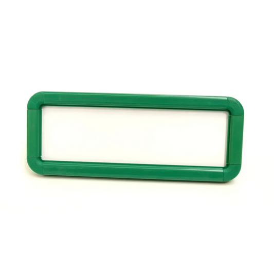 Suspended frame 300x100mm green c/w suspension kit