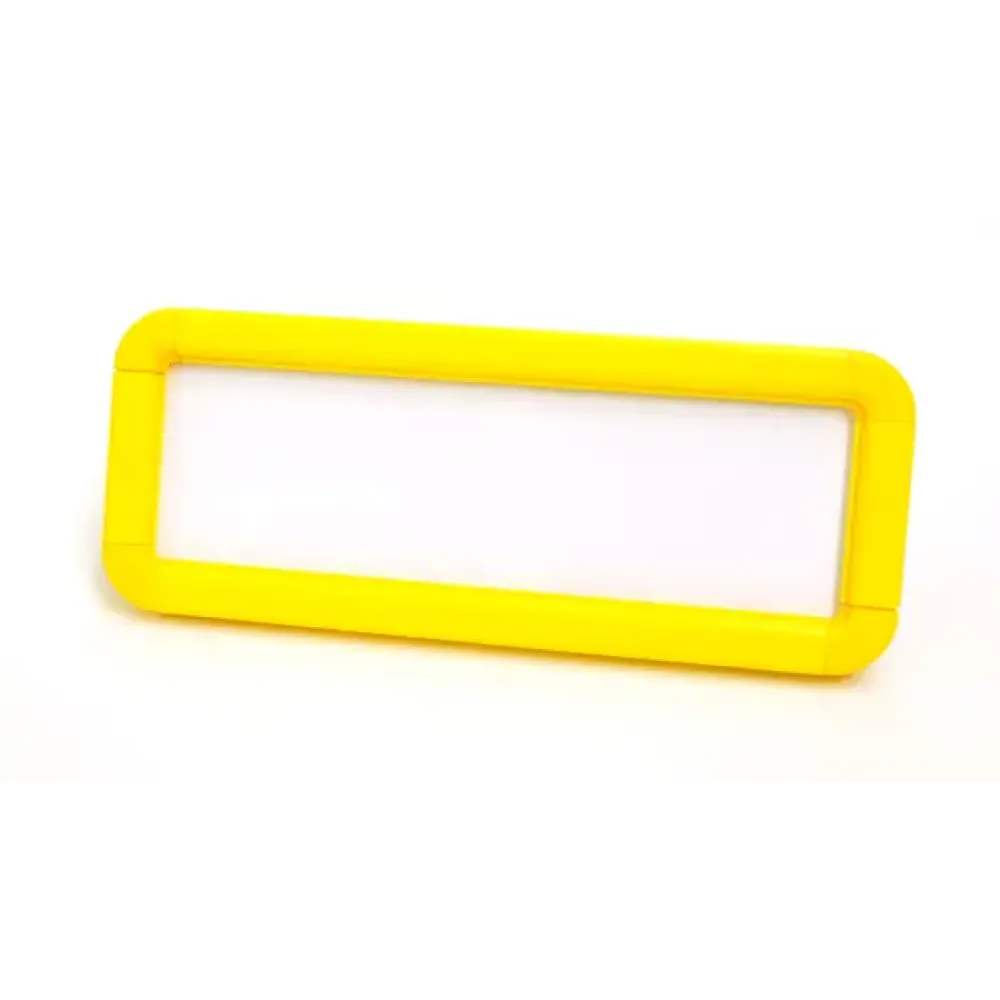 Suspended frame 300x100mm yellow c/w suspension kit