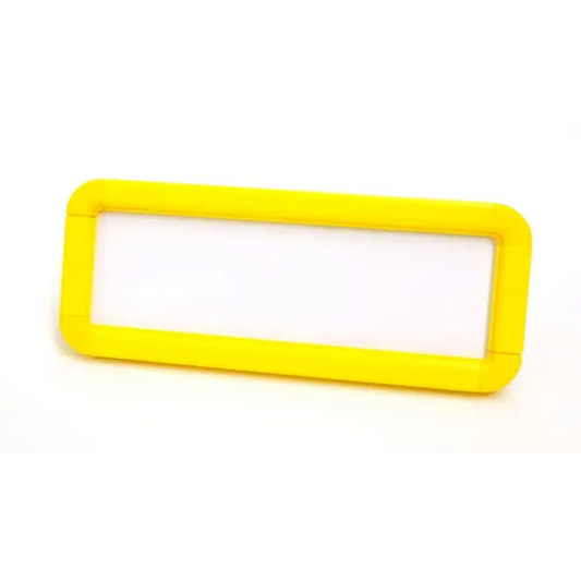 Suspended frame 300x100mm yellow c/w suspension kit
