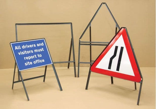 58756 Sign frame 750mm triangle - 450mm legs  (750mm) Safety Sign