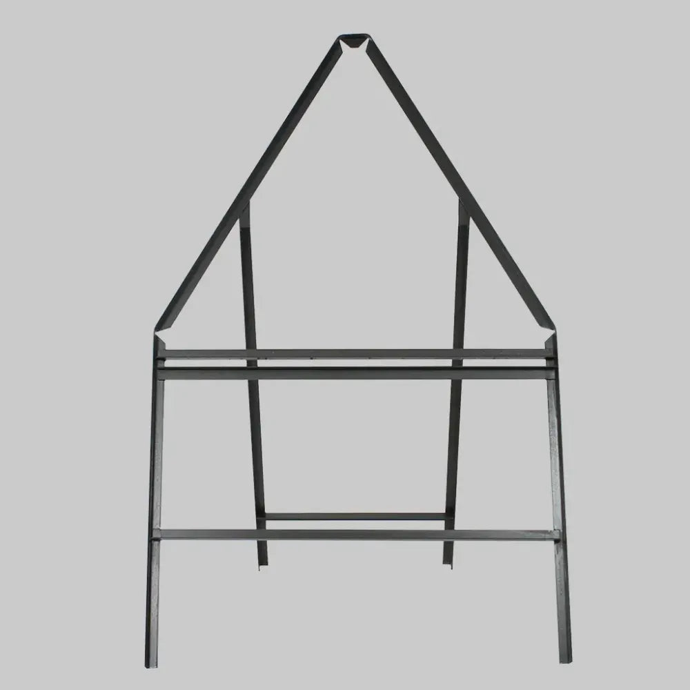 Sign frame 750mm triangle with supp plate - 300mm legs