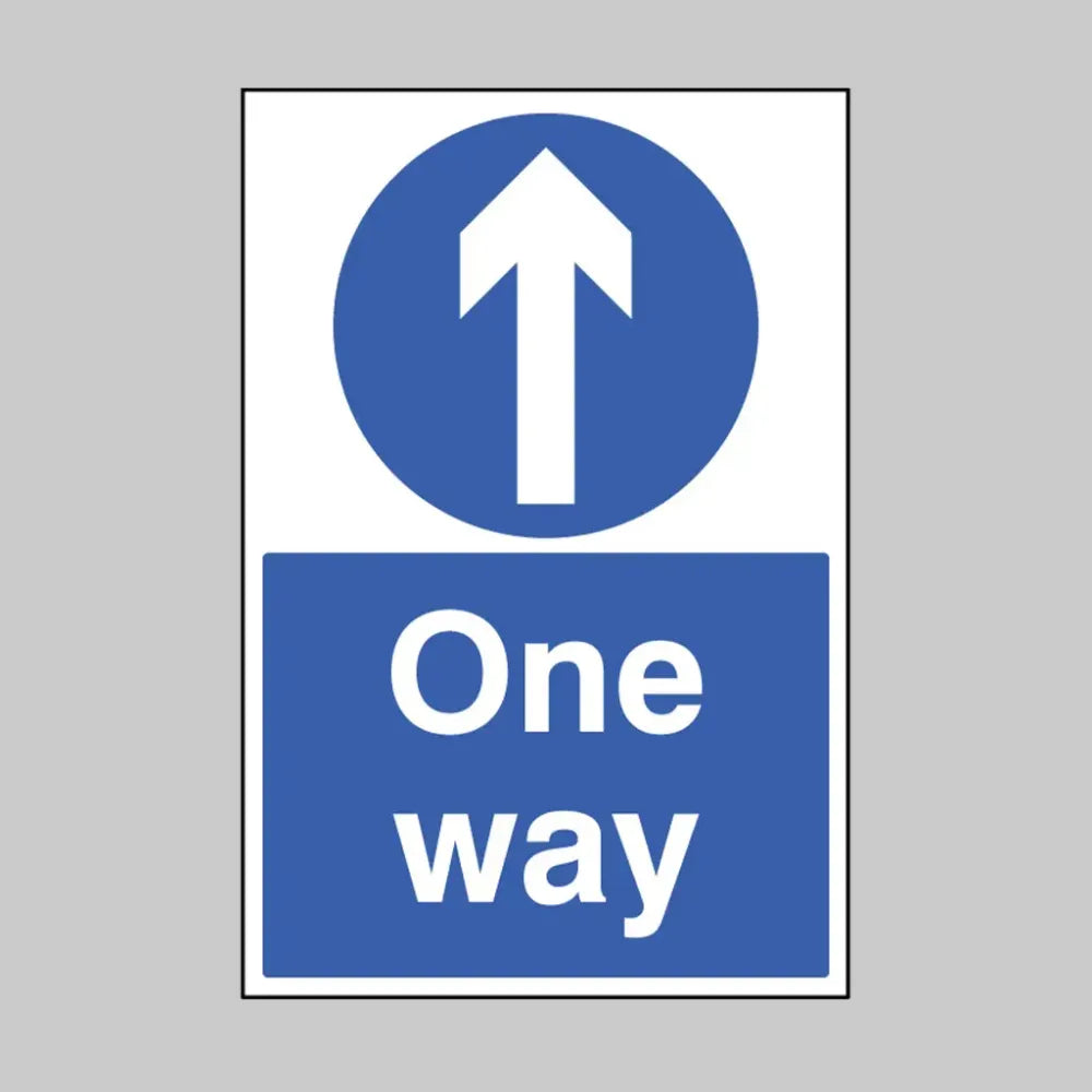 One way floor graphic 400x600mm dia