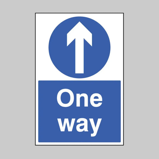 One way floor graphic 400x600mm dia