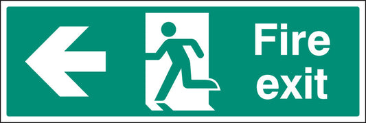 Fire exit left floor graphic 600X200mm