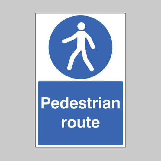 53578 Pedestrian route floor graphic 400x600mm (external grade) Miscellaneous