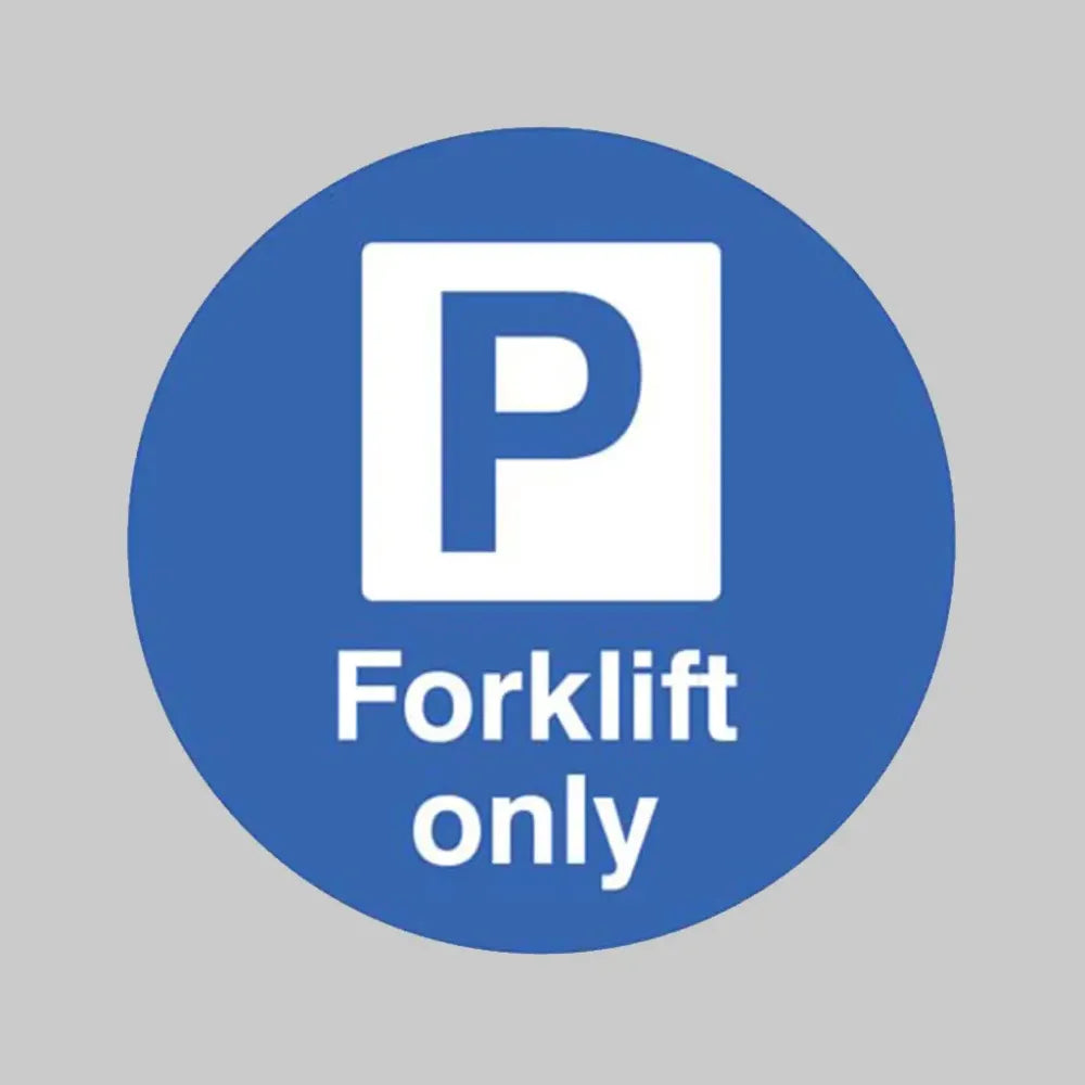 Forklift parking floor graphic 400mm dia
