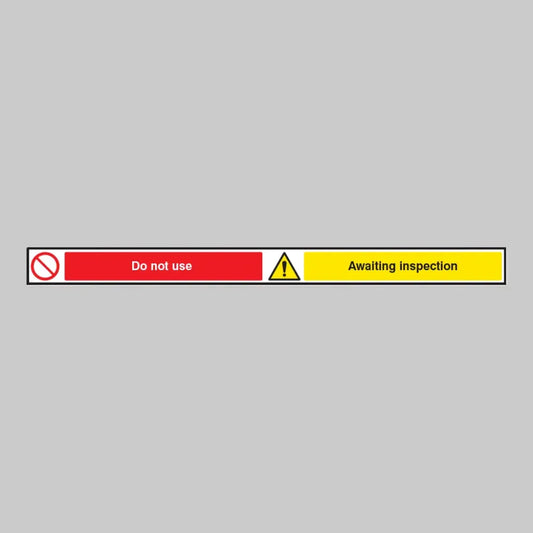 Do not use Awaiting inspection, 1000x75mm magnetic PVC