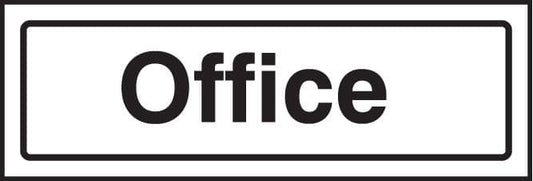 59191 Office visual impact sign  (450x150mm) Safety Sign