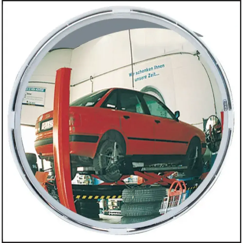 Multi-purpose safety mirror 300mm diameter viewing distance 3m