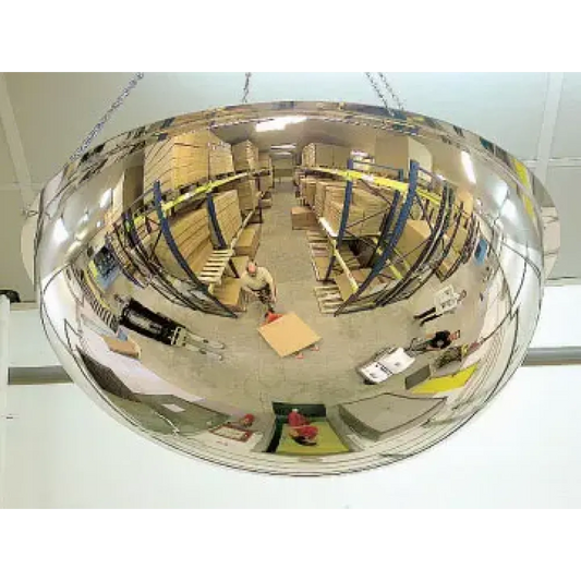 Full dome mirror (600 dia 360 deg) to view 4 directions 6m
