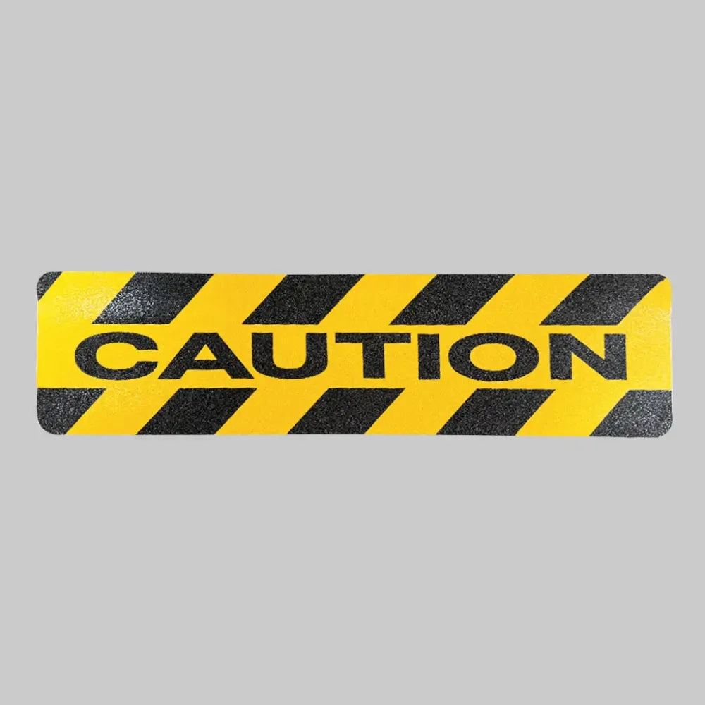 Caution anti-slip mat 610x150mm