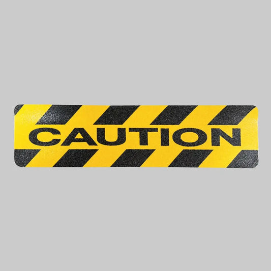 Caution anti-slip mat 610x150mm