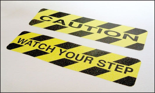 59635 Watch your step - anti-slip mat 610x150mm  (610x150mm) Safety Sign
