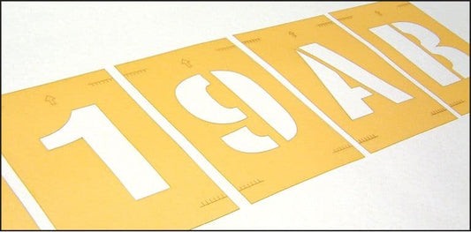 59641 Stencil kit letters A-Z 150mm  (150mm) Safety Sign