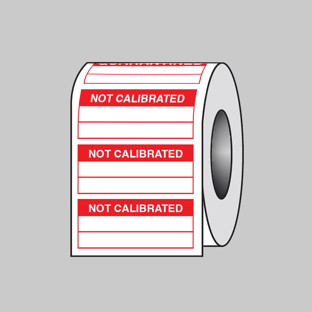 Quality Control Not Calibrated self adhesive paper labels 50x20mm roll of 100