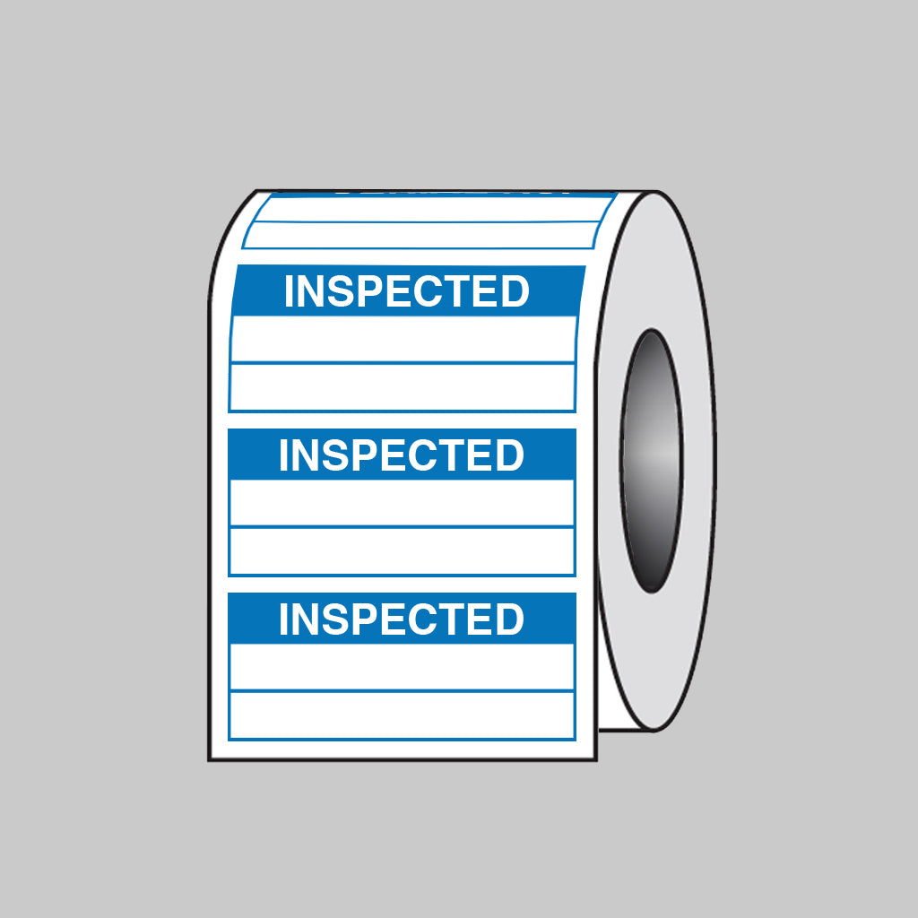 Quality Control Inspected self adhesive paper labels 50x20mm roll of 100