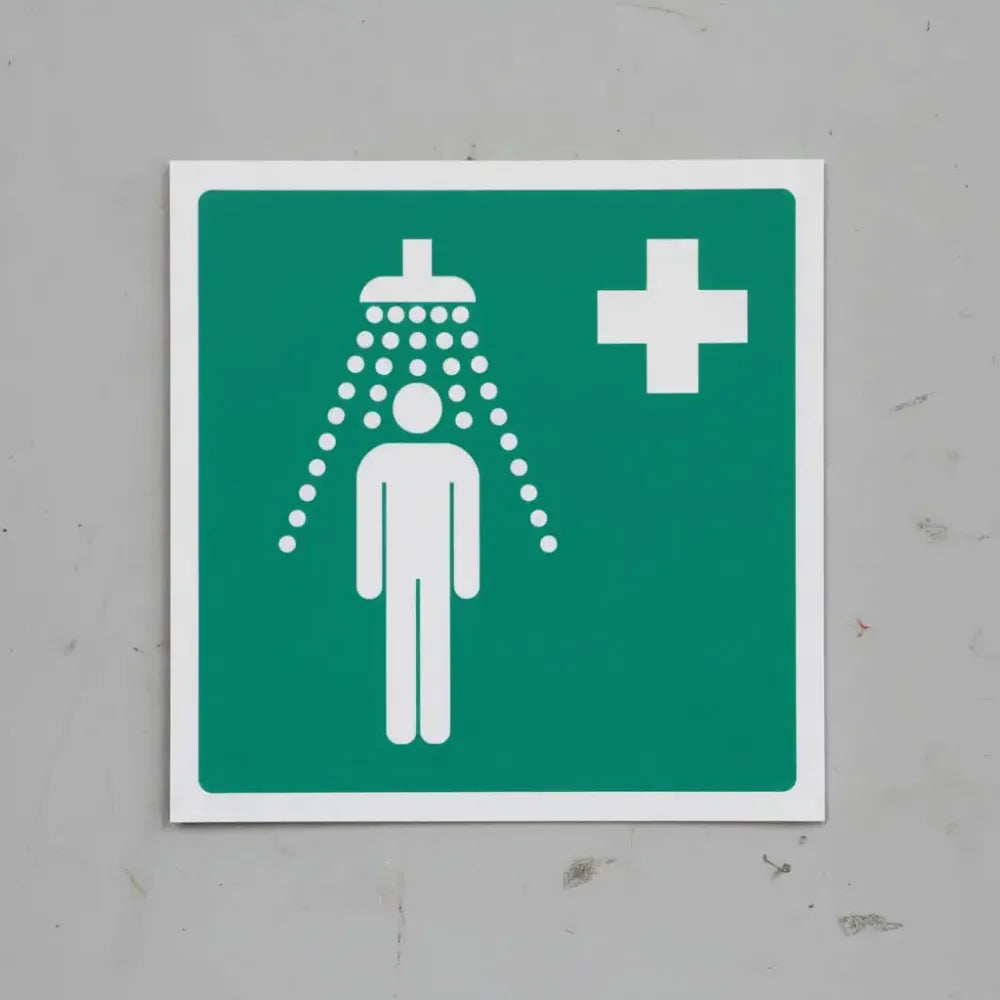 Emergency shower symbol