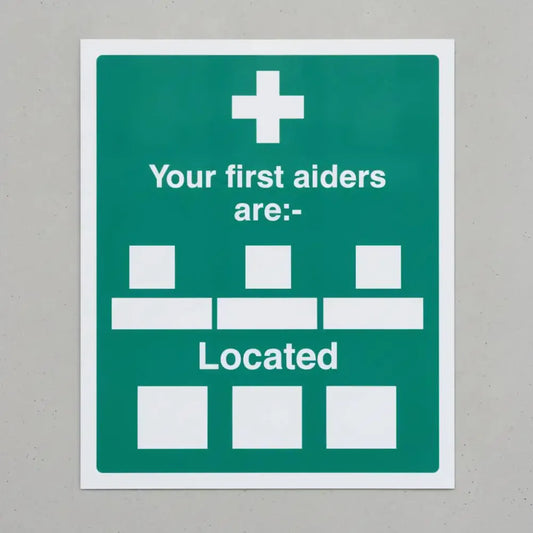 Your first aiders are