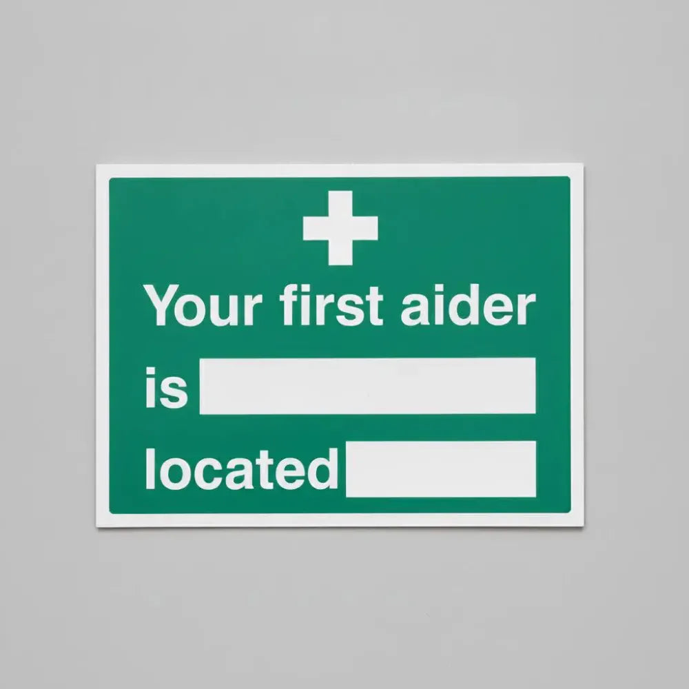 Your first aider is located