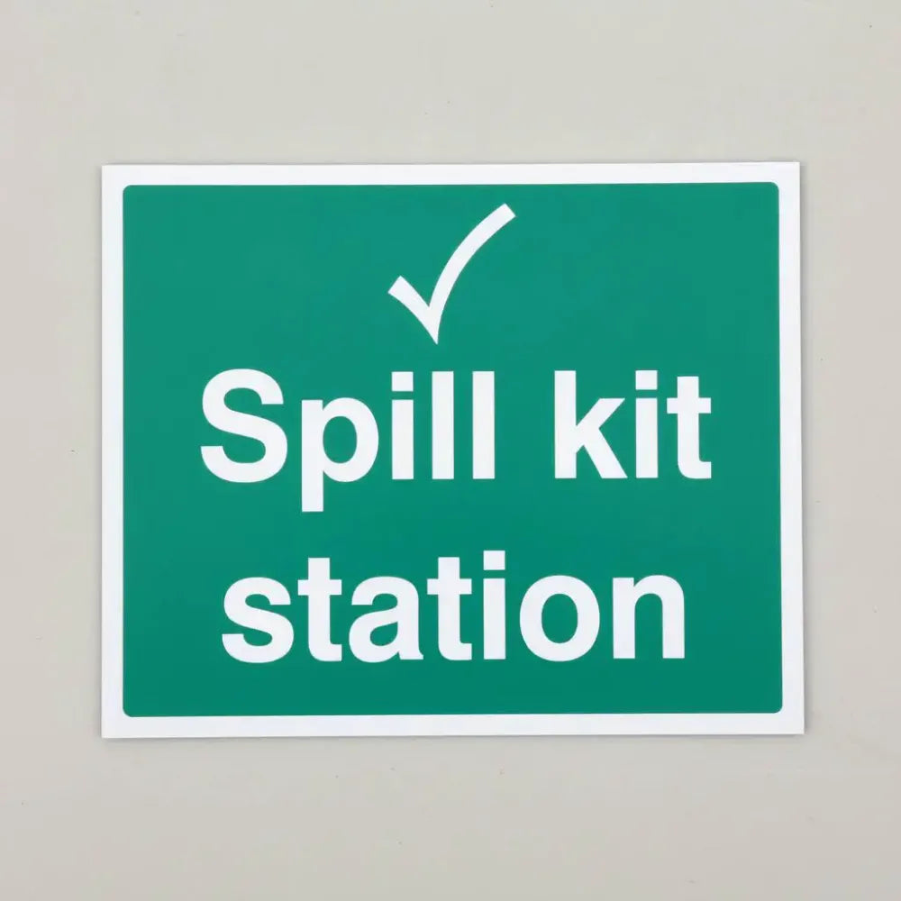16048Y Spill kit station Rigid Plastic (200x300mm) Safety Sign