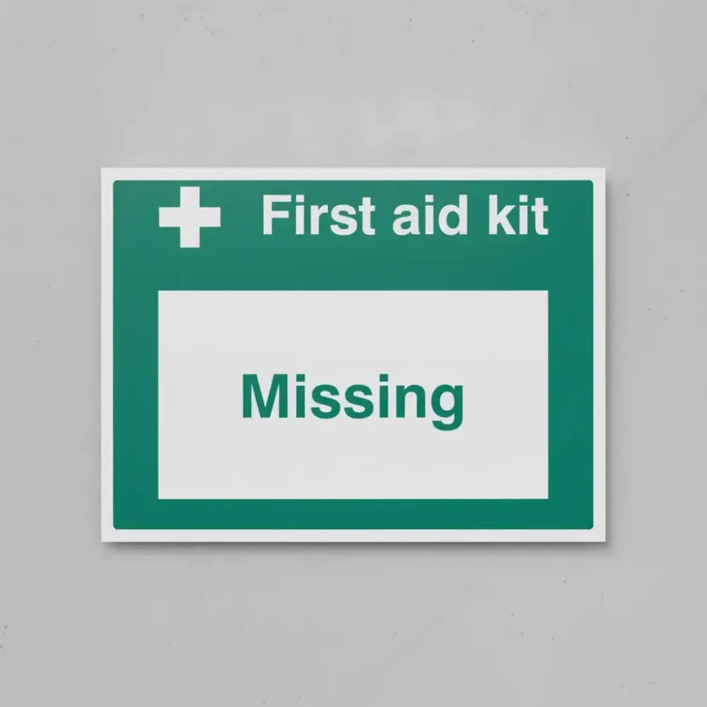 First aid kit missing