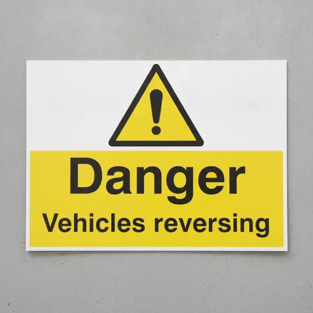 Danger vehicles reversing