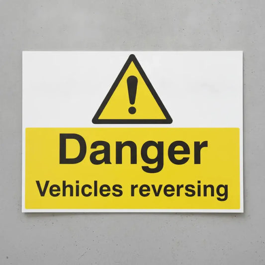 Danger vehicles reversing