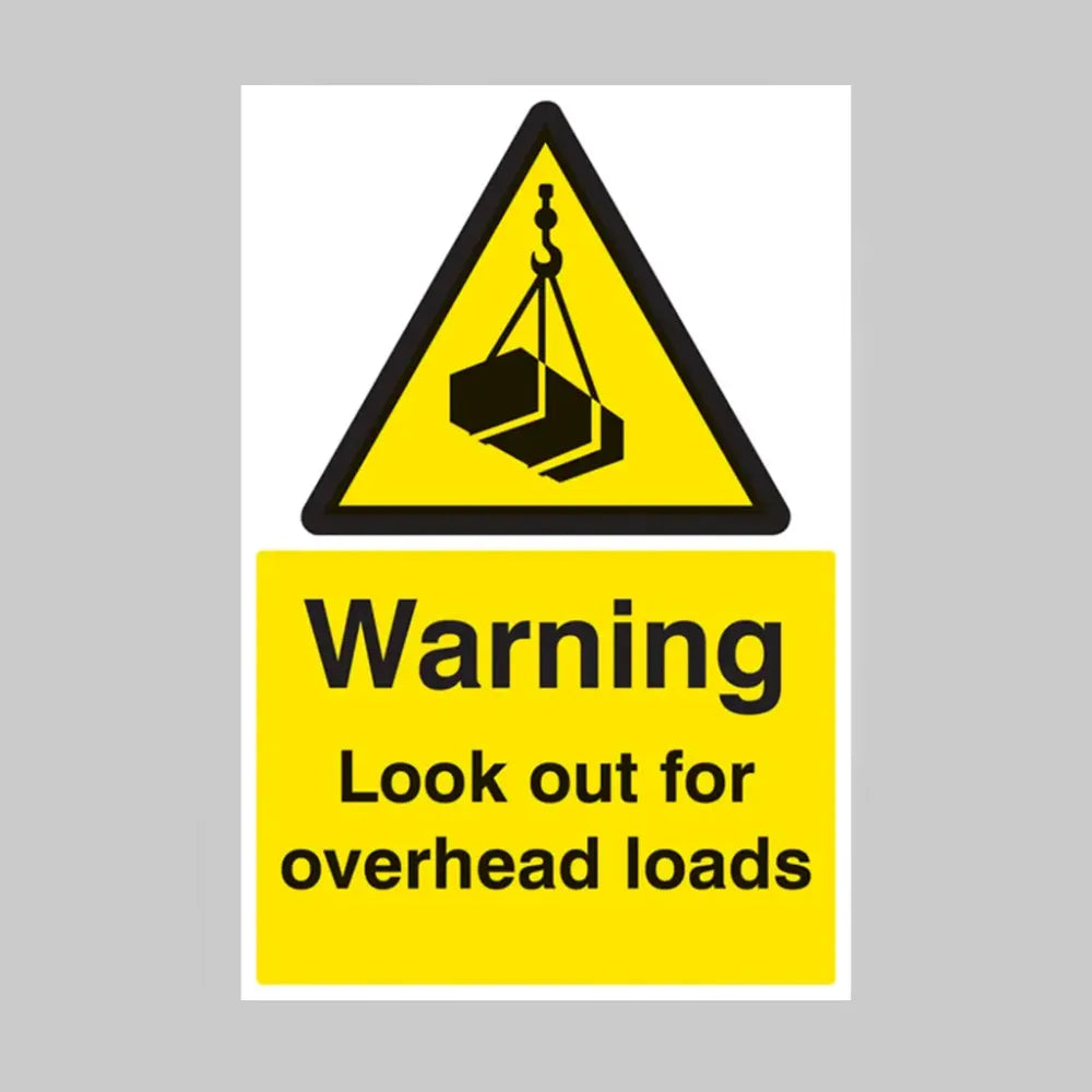 Warning look out for overhead loads