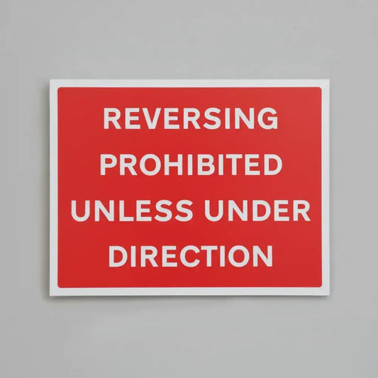 Reversing prohibited unless under direction