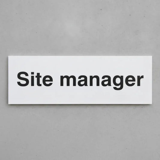 Site manager