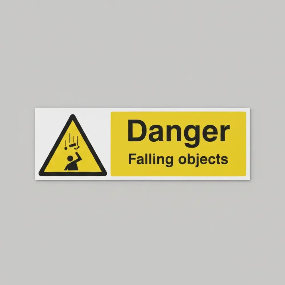 Danger falling objects