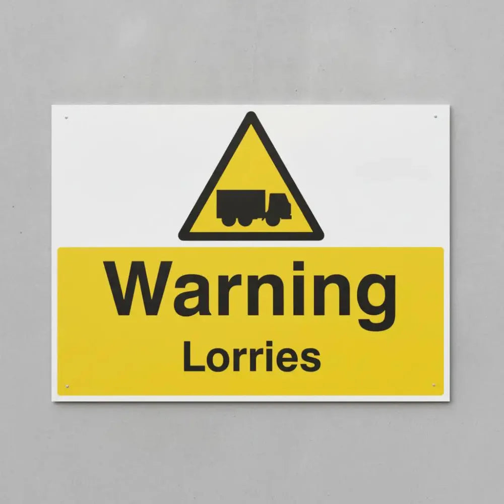 Warning lorries