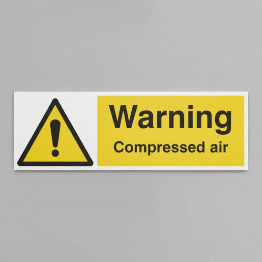 Warning compressed air