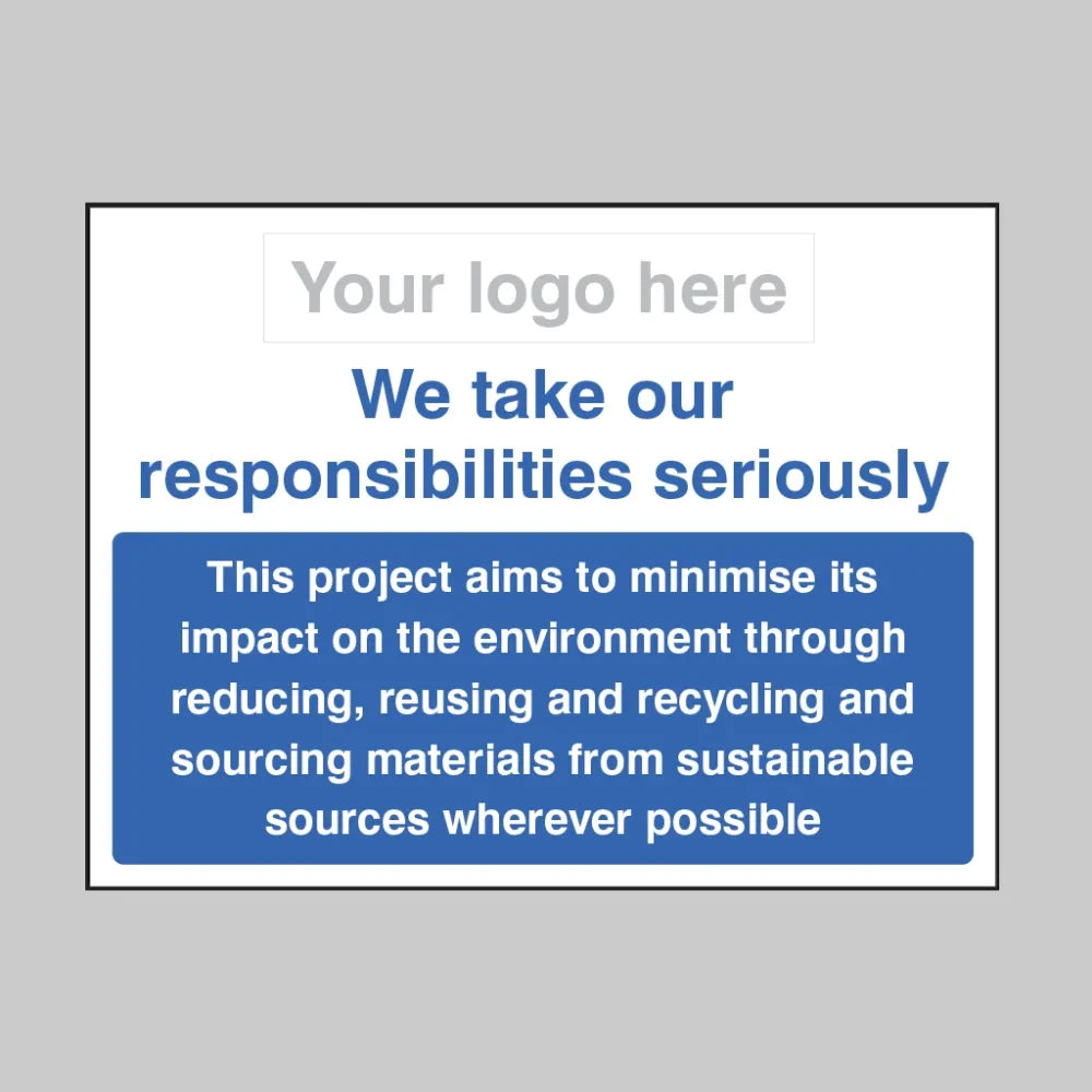 We take our responsibilities seriously   - waste management