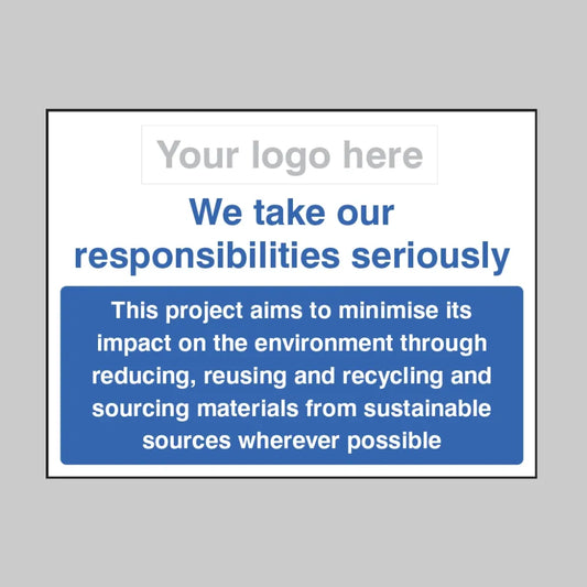 We take our responsibilities seriously   - waste management