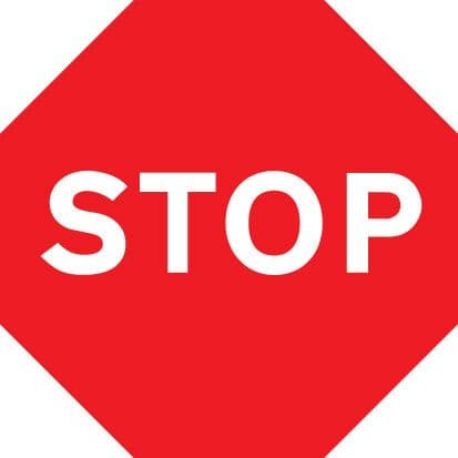 67507N Stop Aluminium (400x400mm) Safety Sign