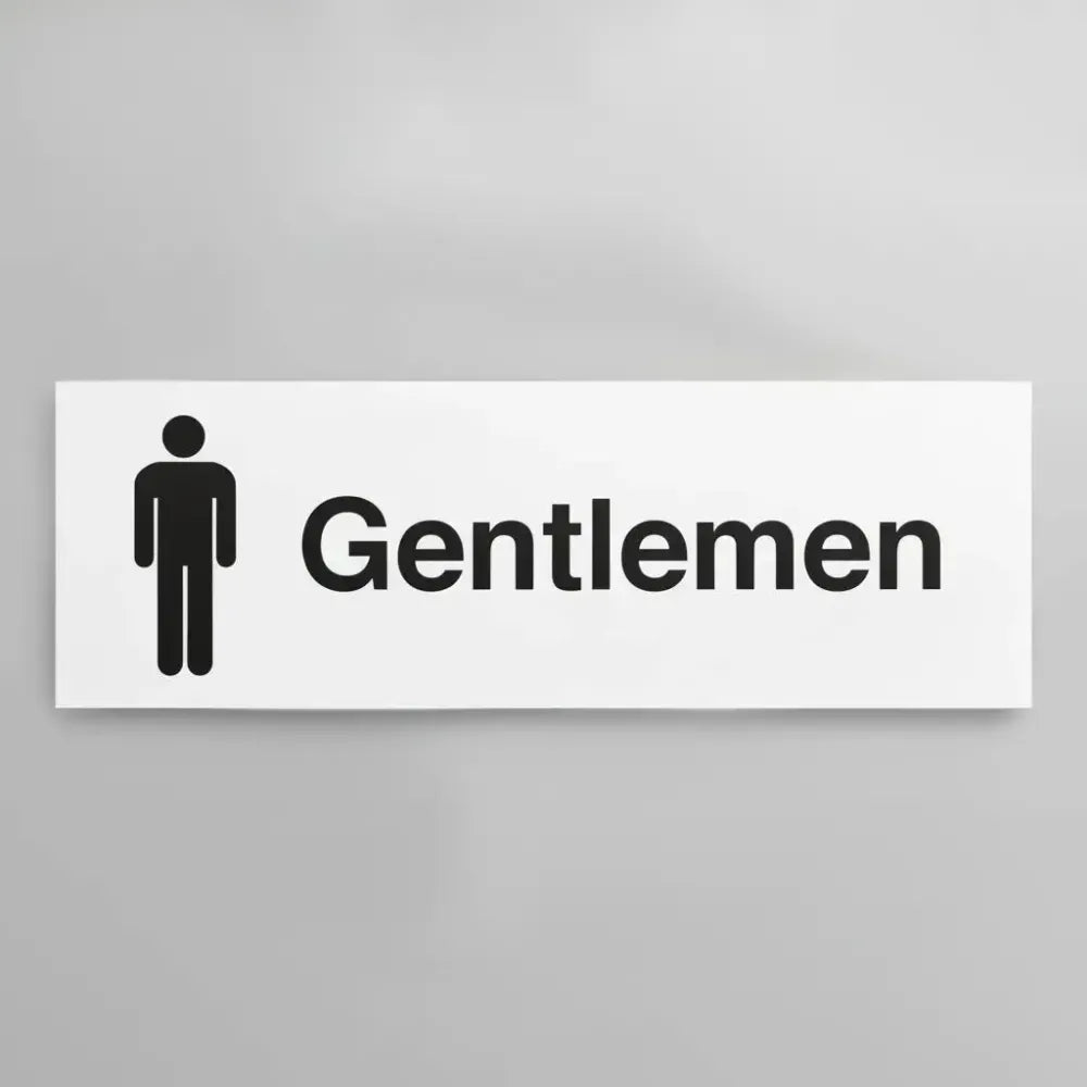 Gentlemen (with male symbol)