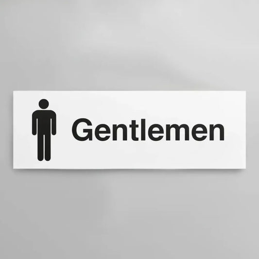 Gentlemen (with male symbol)