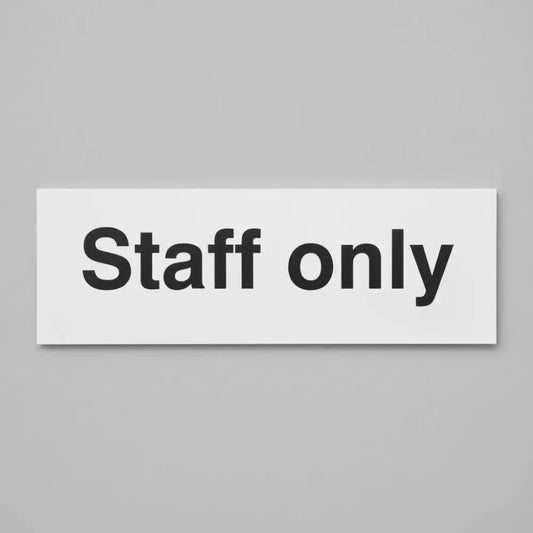 Staff only