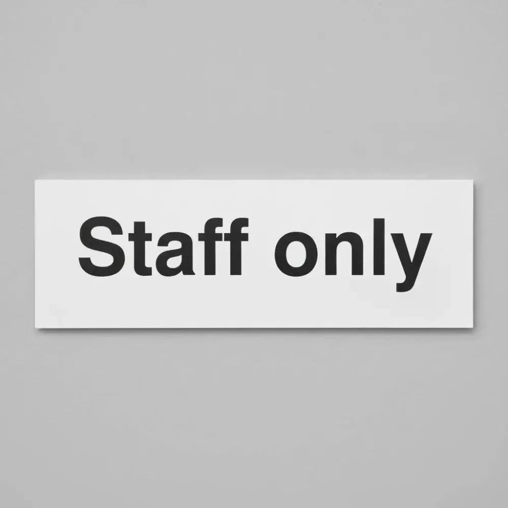 Staff only