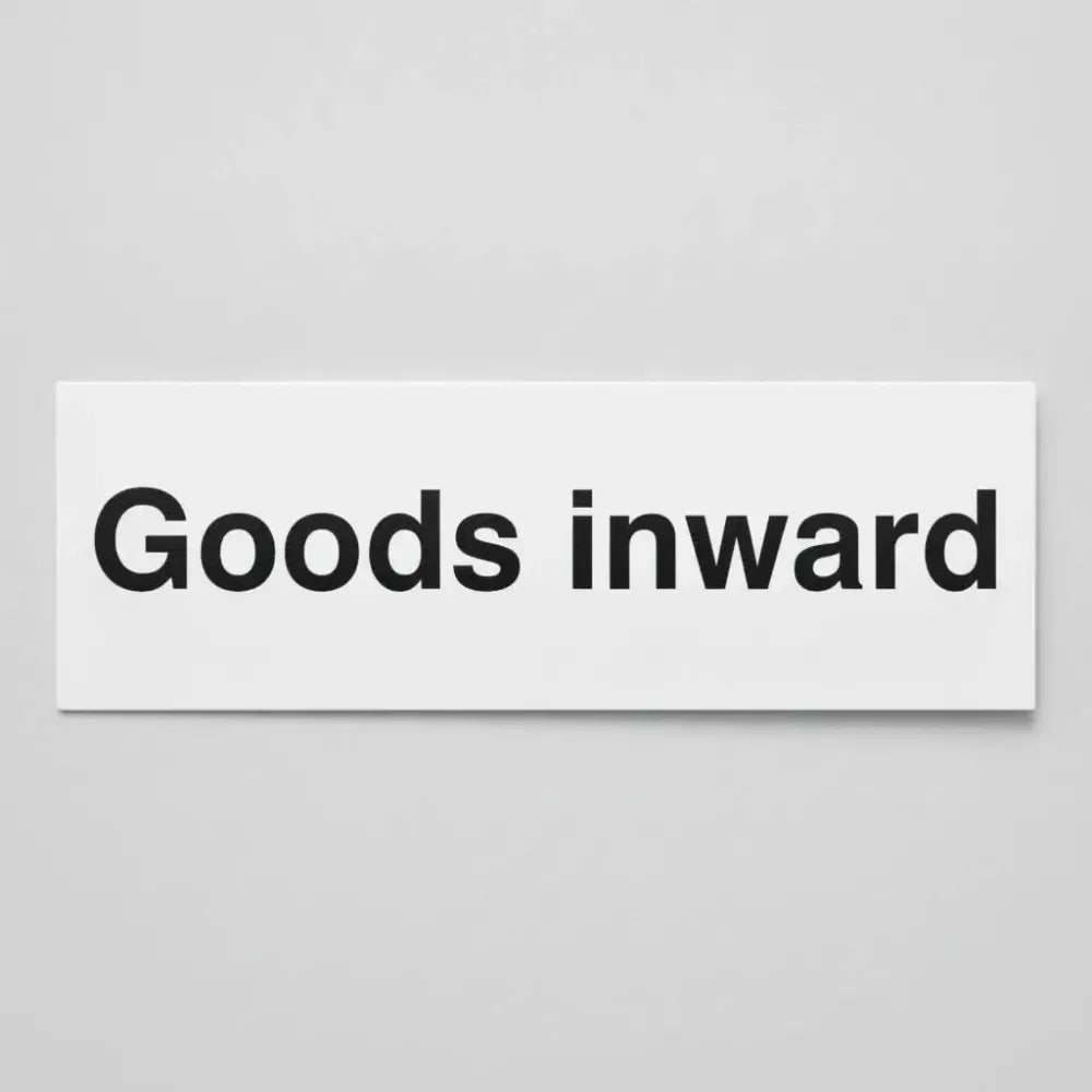 Goods inwards