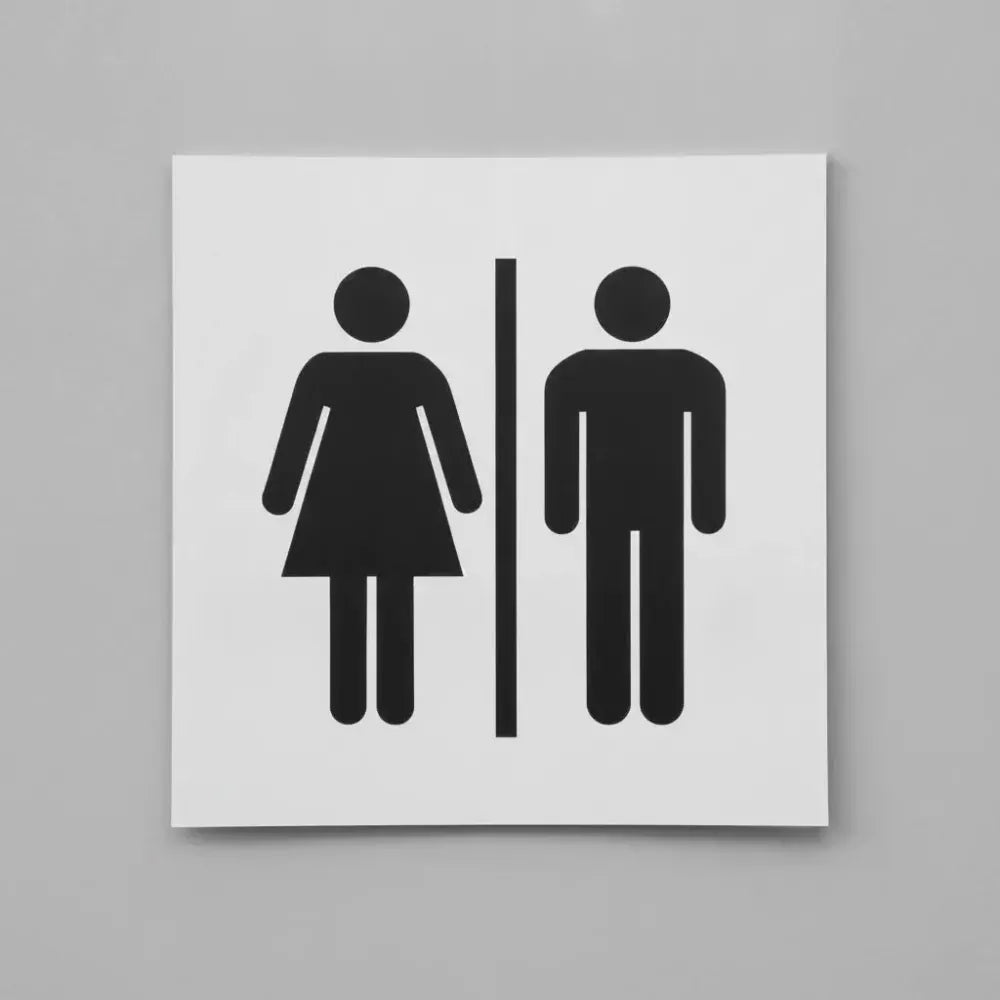 Unisex toilet symbol
