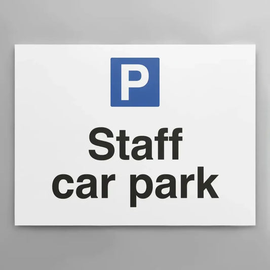 Staff car park